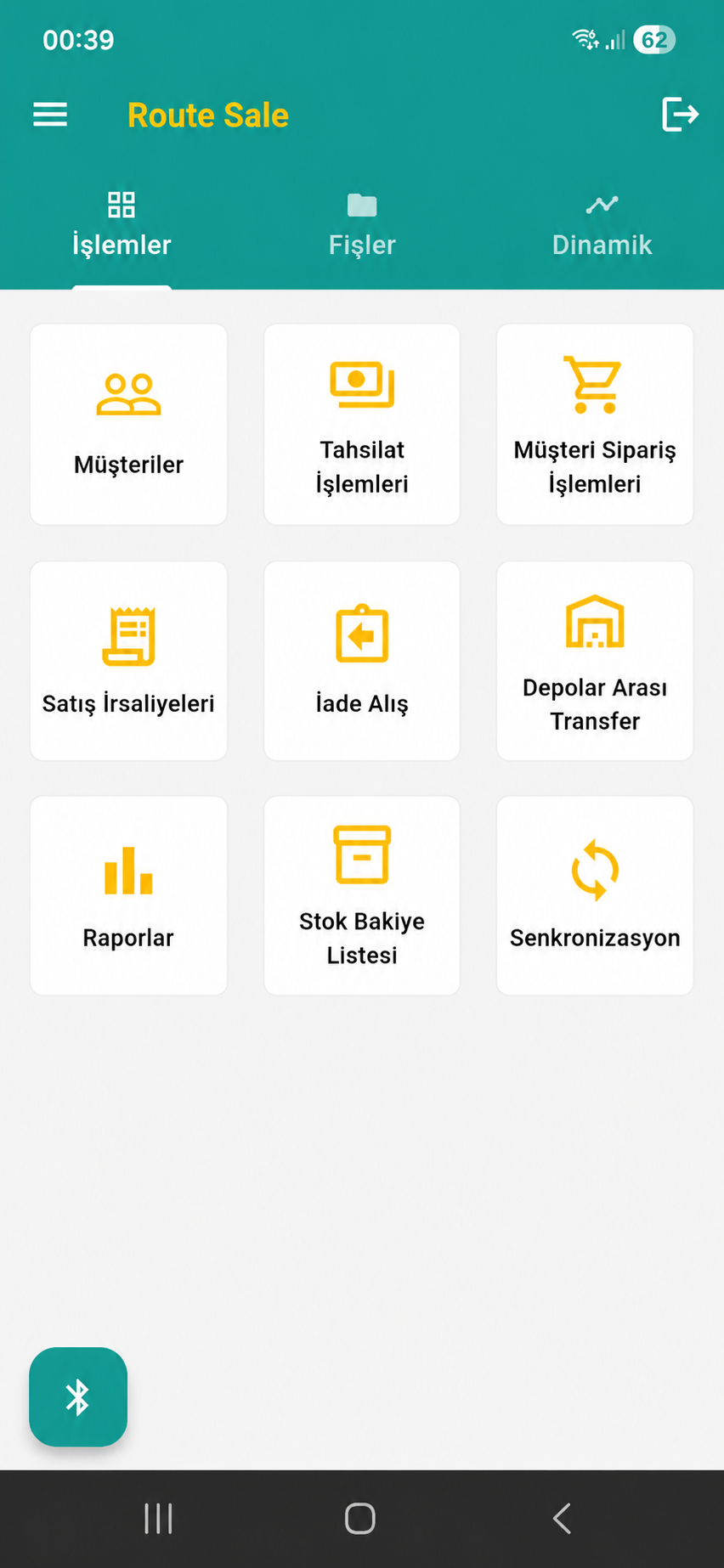 Route Sales — Saha Satış